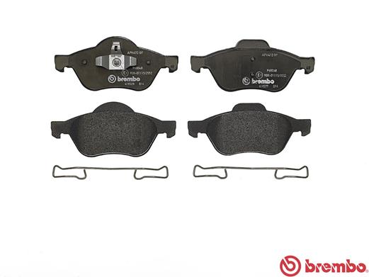 A.B.S. P 68 048 BREMBO Bremsbelagsatz, Scheibenbremse